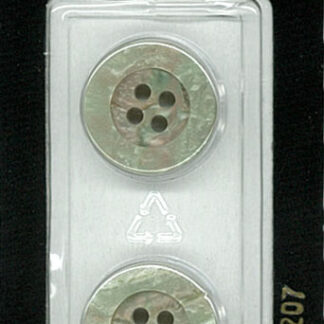 Button - 1207 - 18 mm - Greenish Pink - by Dill Buttons of Ameri