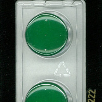 Button - 1222 - 20 mm - Green - by Dill Buttons of America