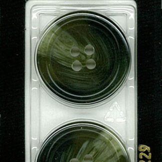 Button - 1229 - 25 mm - Moss Green - by Dill Buttons of America