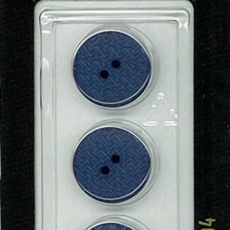 Button - 1304 - 15 mm - Blue - by Dill Buttons of America