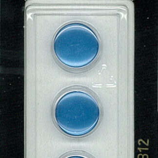 Button - 1312 - 13 mm - Blue - by Dill Buttons of America