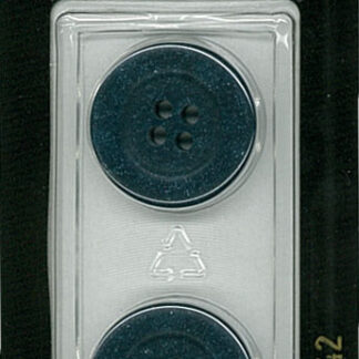 Button - 1342 - 20 mm - Dark Blue - by Dill Buttons of America