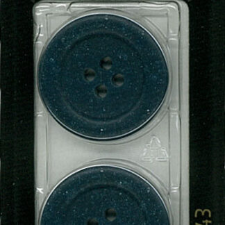 Button - 1343 - 25 mm - Dark Blue - by Dill Buttons of America