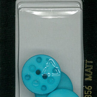 Button - 1356 - 18 mm - Robin Egg Blue - Matt - by Dill Buttons