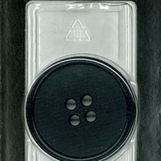 Button - 1391 - 30 mm - Bluish Black - by Dill Buttons of Americ
