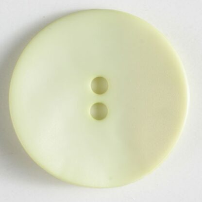 Button - 40 mm - Light Green - Wavy Round - Dill Buttons