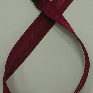 Zipper - 22" Vislon - Cherry - Activewear Separating