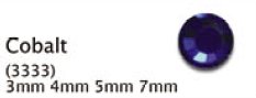 EZ Glitz - Swarovski - Cobalt - 3mm - Hotfix - 48 Pcs