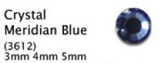 EZ Glitz - Swarovski - Crystal Blue - 3mm - Hotfix - 40 Pcs