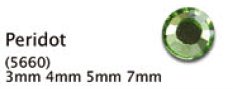 EZ Glitz - Swarovski - Peridot - 3mm - Hotfix - 40 Pcs