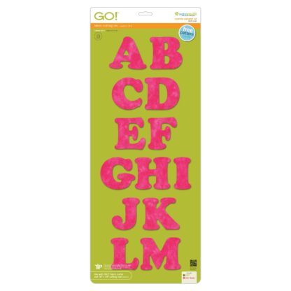 AccuQuilt GO! - Cutting Die - Carefree Alphabet Set - 2 Die Set