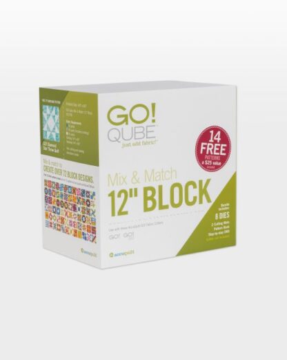 Go! - Qube - Mix & Match 12" Block - 8 Dies Included
