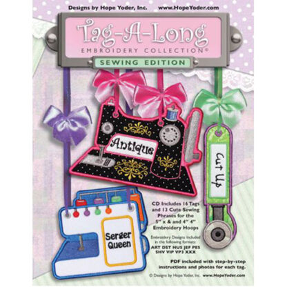 Tag-A-Long - Sewing Edition - CD of Embroidery Designs