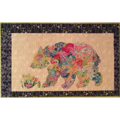 Laura Heine - Paisley The Bear Collage Quilt - Pattern