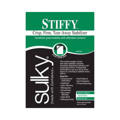 Stabilizer - Sulky - Stiffy - 20inx36in - Crisp, Firm, Tear-Away