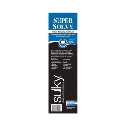 Stabilizer - Sulky - Super Solvy - 12inx9yd - Water Soluble