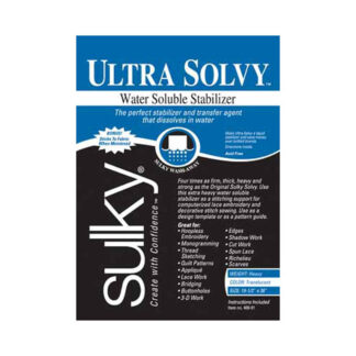 Stabilizer - Sulky - Ultra Solvy - 19.5inx36in - White