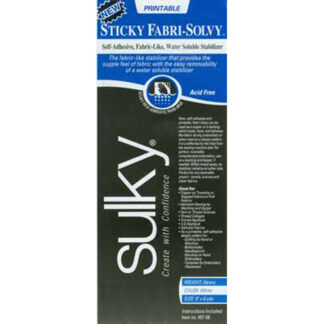 Stabilizer - Sulky - 8inx6yd - Self-Adhesive, Water Soluble