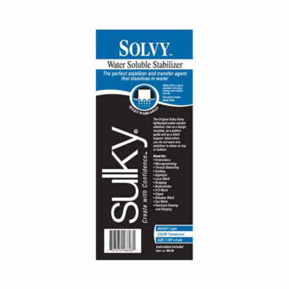 Stabilizer - Sulky - Solvy - 7.875inx9yd Water Soluble