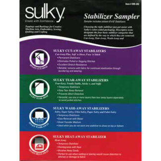 Sulky - Stabilizer Sampler - 8inx10in