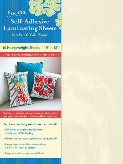 Essential Self-Adhesive Laminating Sheets - 9" x 12" - 10 Heavyw