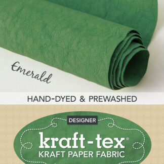 Pre-washed kraft-tex - Emerald - Pre-cut 18.5" x 28.5"