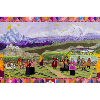 Free Tibet Quilt Jigsaw Puzzle - Meri Henriques Vahl