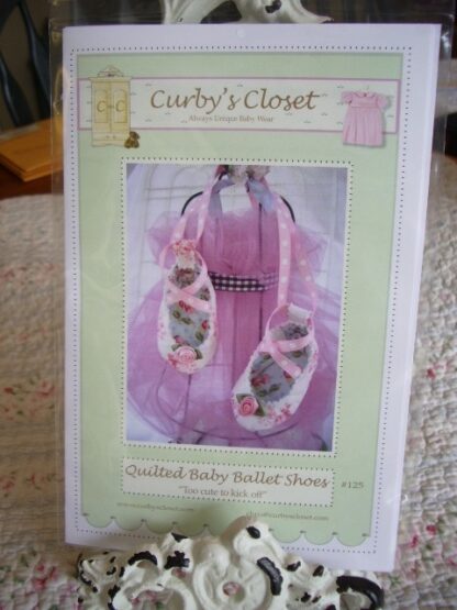 Pattern - Quilted Baby Ballet Slipper - #125 - Curby's Closet