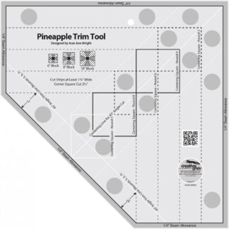 Ruler - Creative Grids - Non-Slip Pineapple Trim Tool - CGRJAW3