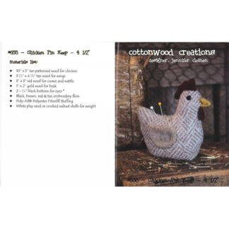 CottonWood Creations - Chicken Pincushion - CWC655