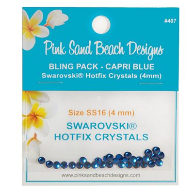 Swarovski – Hotfix – Bling Pack – Capri Blue #407 – 4 mm – My