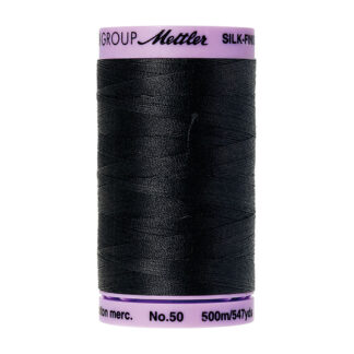 Mettler - Silk-Finish Cotton - 4000 - Black - 50wt - 500m