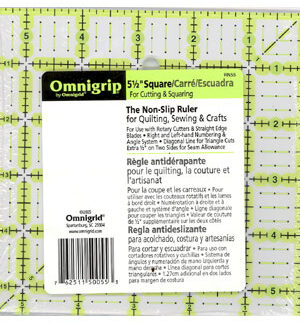 Ruler - Omnigrip - Square - 5 1/2"