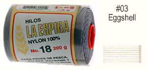 Nylon cording - 400 - 03 - Eggshell - La Espiga - PKG