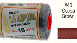 Nylon cording - 400 - 40 - Cocoa Brown - La Espiga - PKG