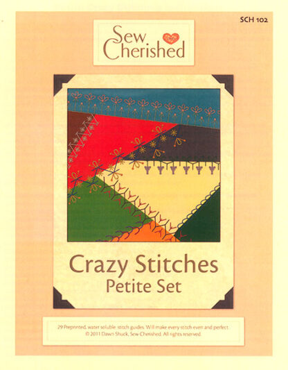 Stitch Guides - Crazy Stitches Petite Set - Sew Cherished