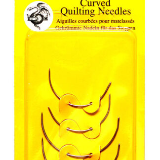 N - Curved Quilting Needles - 4/Pkg - Assorted Sizes - John Jame