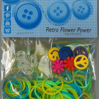 Rubber Band Kit - Dress It Up - Retro Flower Power