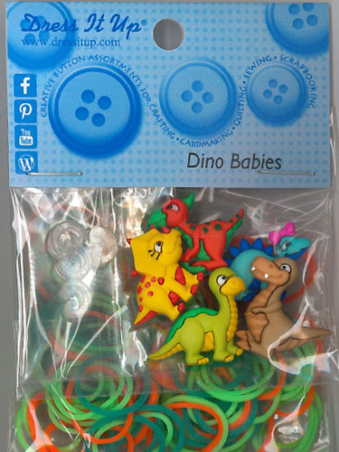 Rubber Band Kit - Dress It Up - Dino Babies