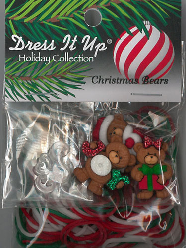 Rubber Band Kit - Dress It Up - Christmas Bears