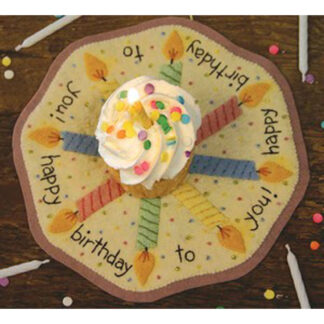 Pattern - Birthday Candle Mat - 158 - Little Stitches