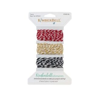 Twine - KDKB128 - Red Tan Black - Kimberbell Designs