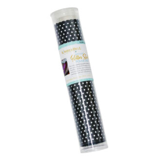 Kimberbell - HTV - Applique Glitter Sheet - KDKB156 - Black Dots