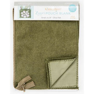 Blanks - Zipper Pouch - Small Olive - KDKB227 - Kimberbell