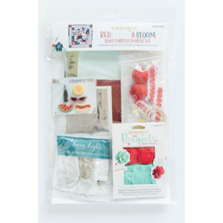 Embellishment Kit - Red White & Bloom - KDKB1242 - Kimberbell