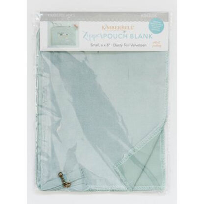 Blanks - Zipper Pouch - Small Teal - KDKB235 - Kimberbell