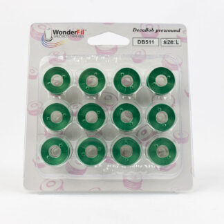 WonderFil - DecoBob L - 511 - Emerald Green - 80wt - 101m