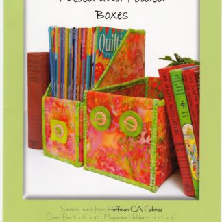 Pattern - Fused and Folded Boxes Pattern - from Aunties Two