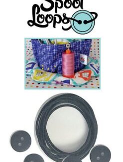 Spool Loops - Black - #FQGSL02 - Pop Up - The Fat Quarter Gypsy