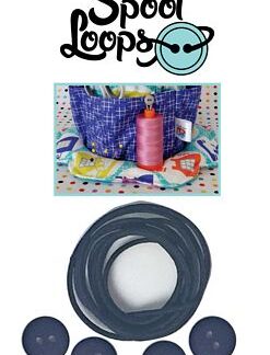 Spool Loops - Navy - #FQGSL04 - Pop Up - The Fat Quarter Gypsy